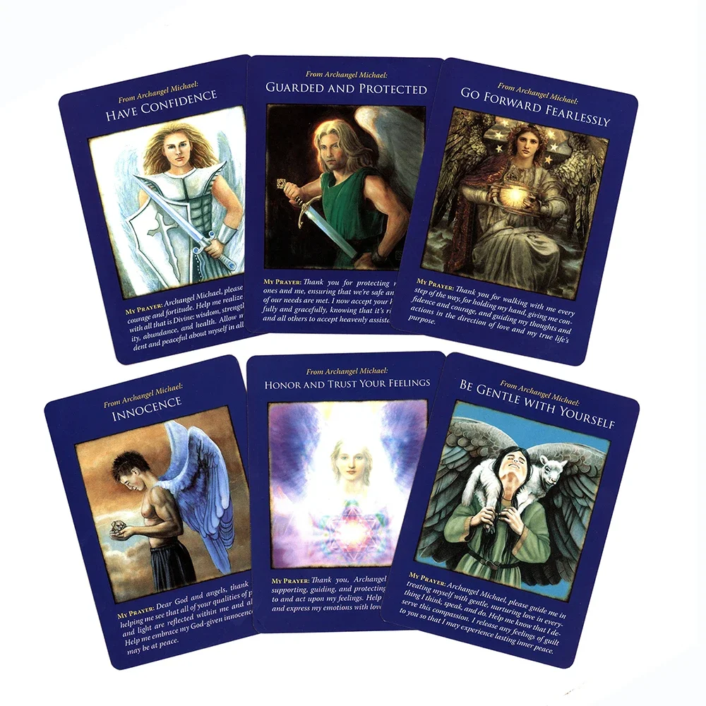 NEW Most Popular Angel Series Archangel Michael Oracle Cards Tarot Cards for Beginners with PDF Guidebook Doreen Virtue