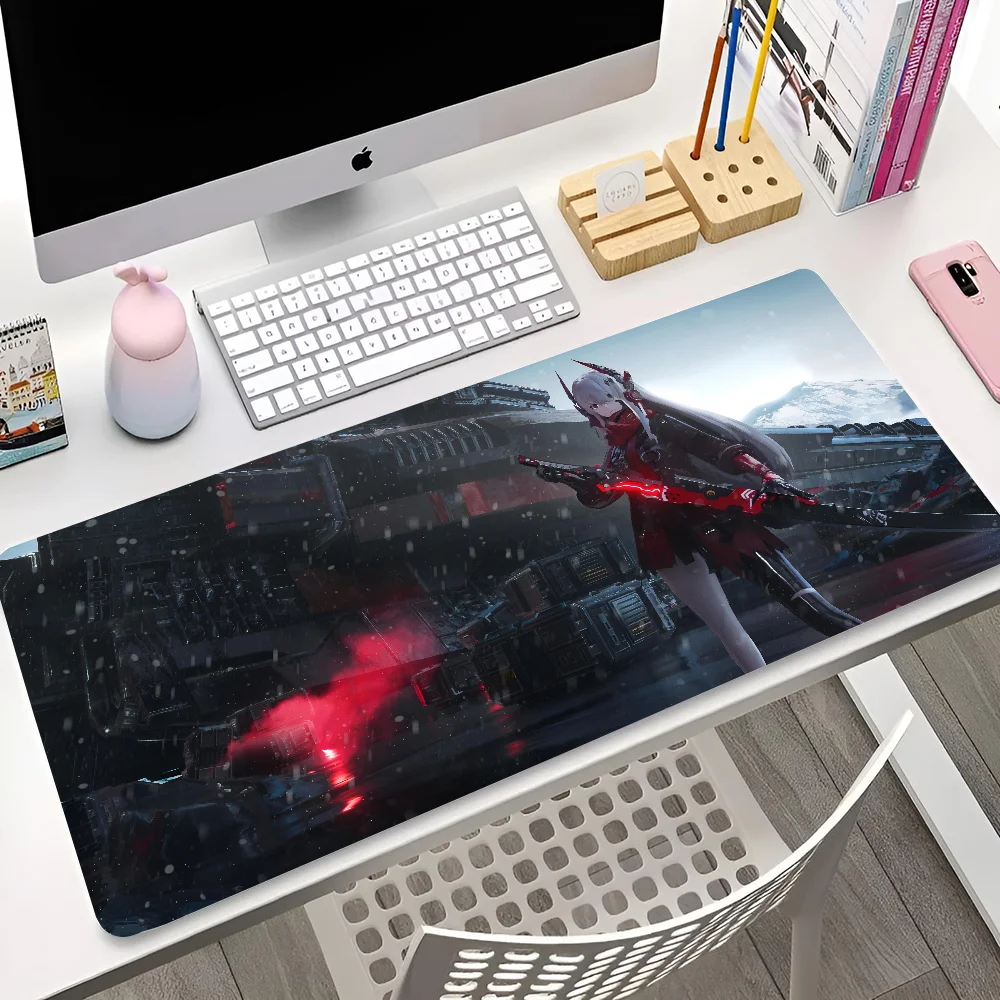 

1pc GAME Punishing Gray Raven Mousepad Mouse Mat Desk Mat With Pad Gaming Accessories Prime Gaming XXL Keyboard Pad Padding Mat