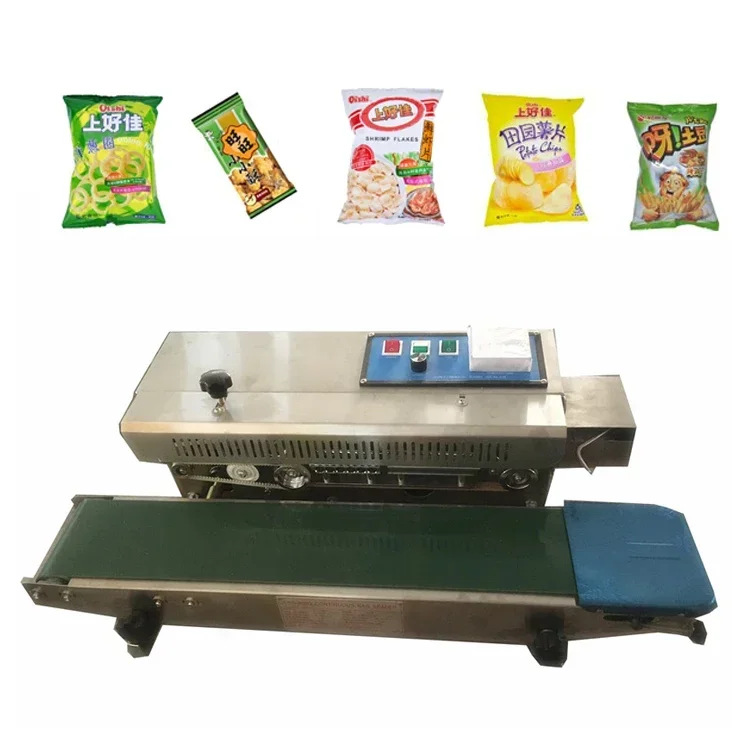 

Aluminum Foil Bags Film Continuous Sealing Machine With Nitrogen Gas Filling