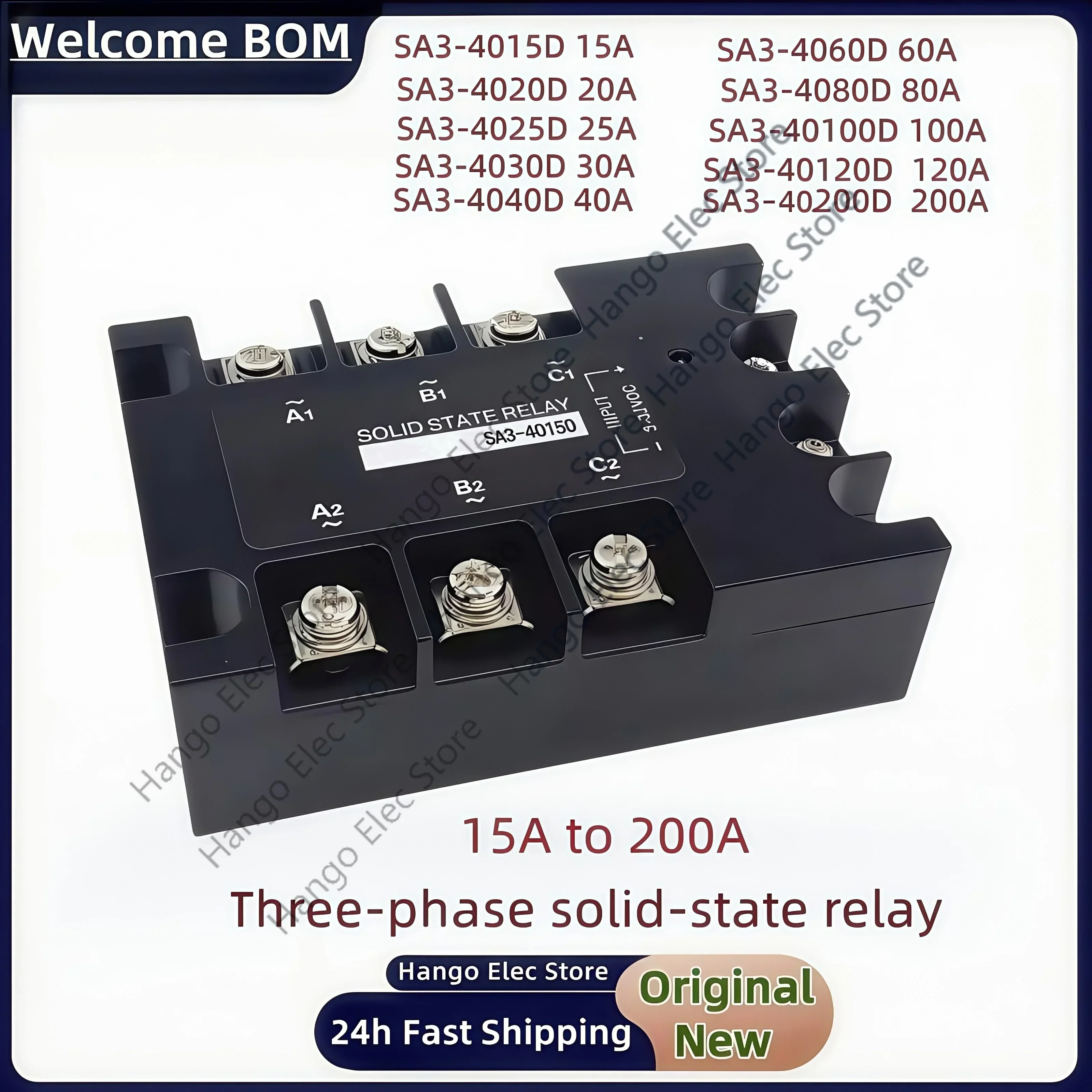 Three-phase solid state relay SA3-4040D