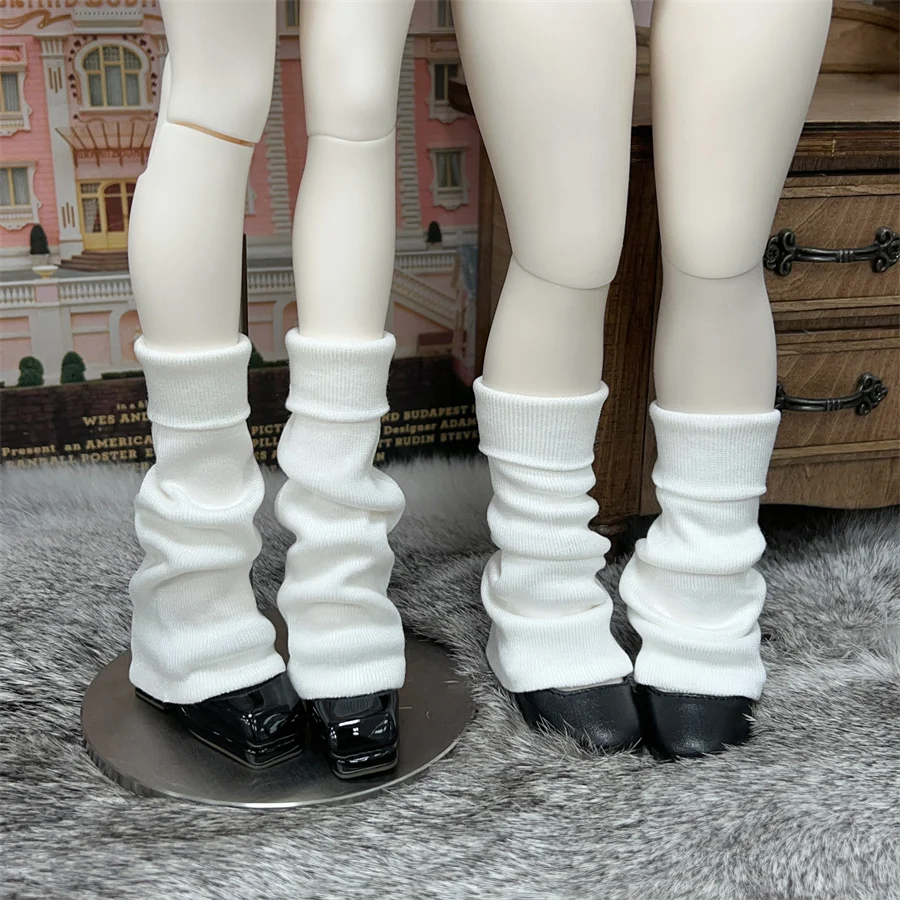 Pile Socks Versatile Ribbed Zipper Leg Warmers Spot Inventory Colorful 1/4 1/6 1/3 Girls Toys Black BJD Doll Accessories