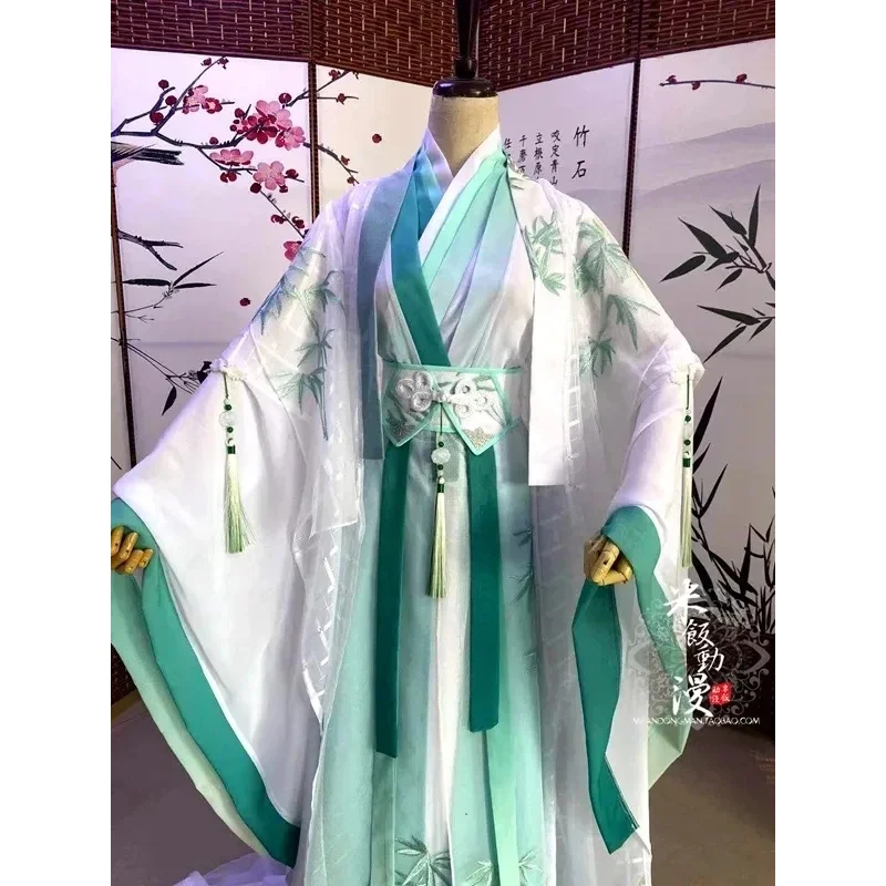 Villain Self-Rescue System Shen Qingqiu Cosplay Costume Anime Tian Guan Ci Fu Qi Rong Hanfu Costumes For Women Men Halloween Cos