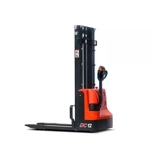 Electric Stacker Truck with a Capacity of 1.5t 1.6 Tons 2 Ton Walk-on Type Electric Stacker 4m
