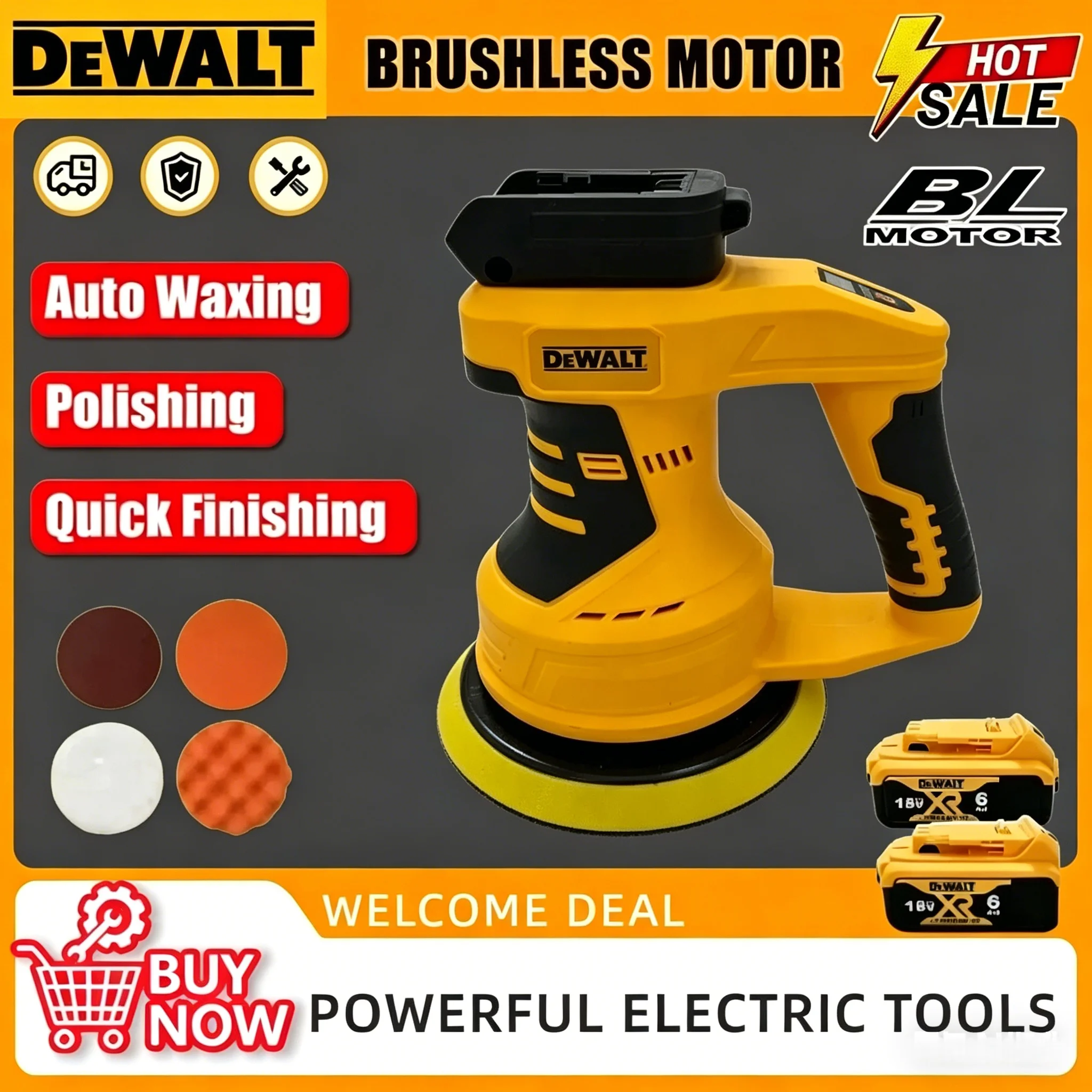 dewalt-cordless-car-polisher-adjustable-auto-8-gears-electric-waxing-sanding-sealing-glaze-tool-rechargeable-for-dewalt-battery