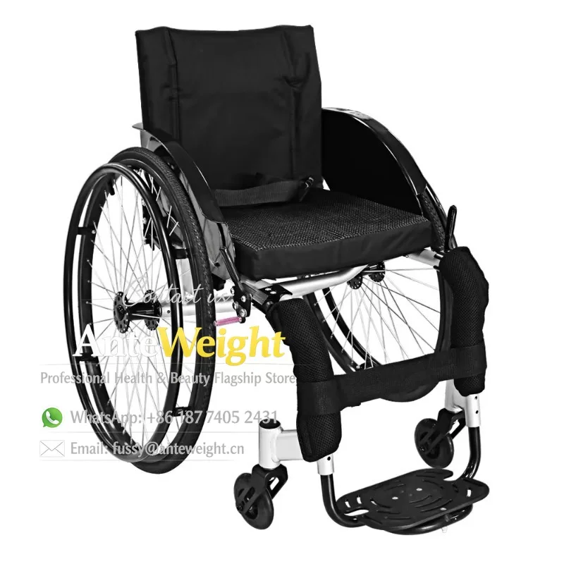 Aluminum Chair Frame Sport Wheelchair Manual Medical Care Wheelchair for Patient