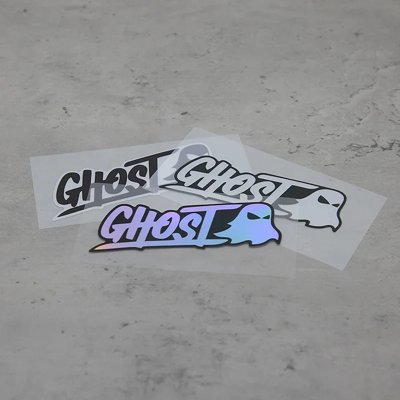 자동차 오토바이용 1PC '고스트' 스티커, 멀티 스타일 디자인 데칼, 자동차 외장 개인화 액세서리