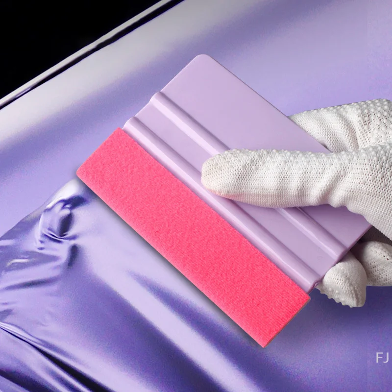 Ściągaczka z miękkiego filcu do oklejania samochodów, samoprzylepne narzędzie bez rys do folii okiennych i winylu.