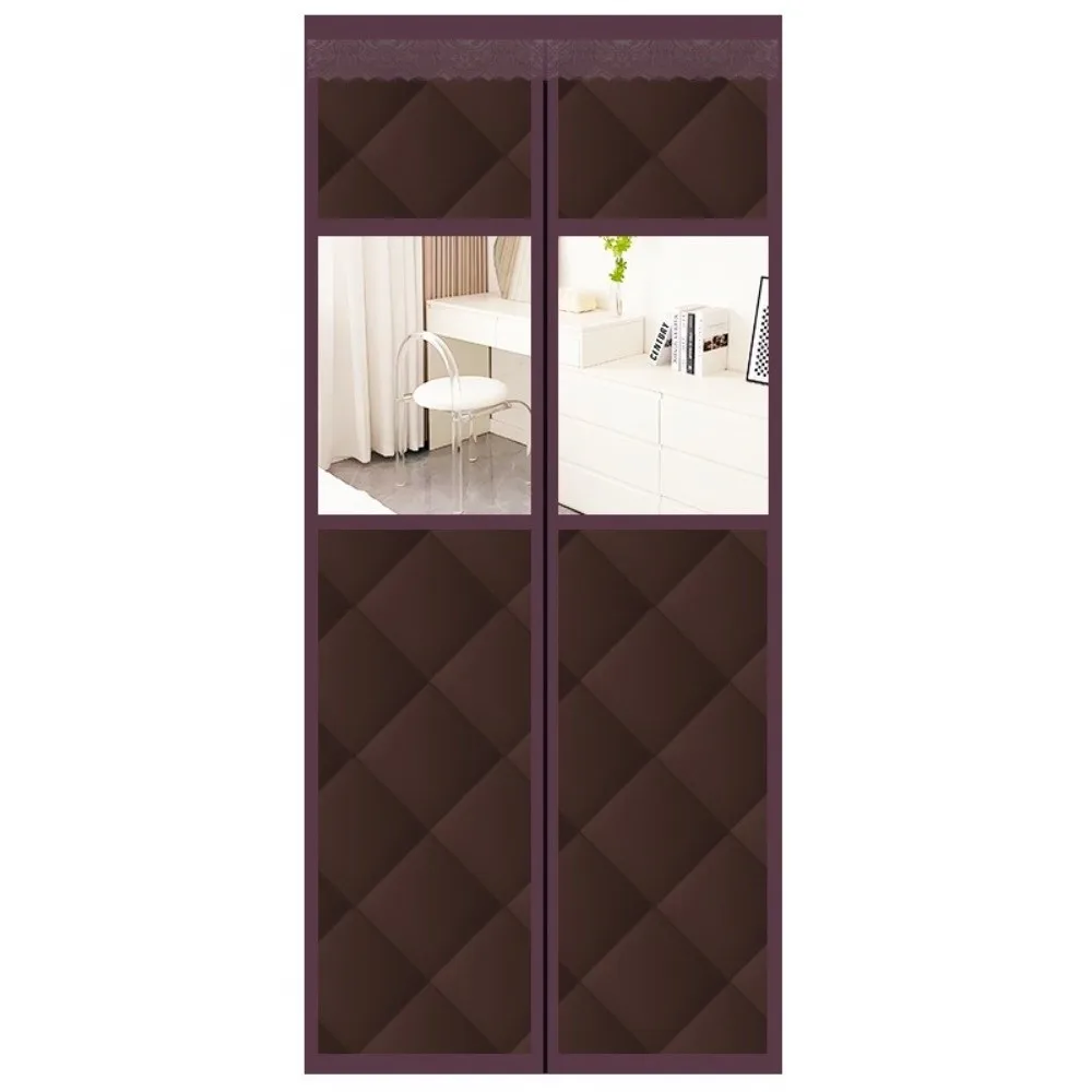 

Cotton Door Curtain Thickened No Punching Air Conditioner Curtain Soundproof Windproof Thermal Insulation Curtain