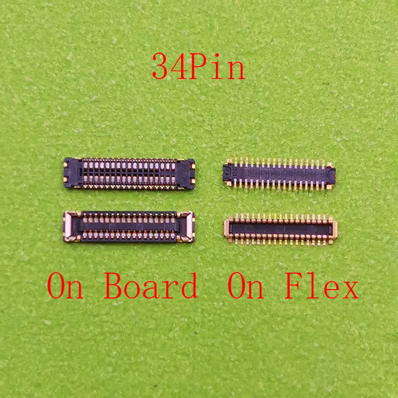 2-5 unids/lote 34pin cargador USB de carga FPC para Huawei Honor 8C conector FPC en placa base