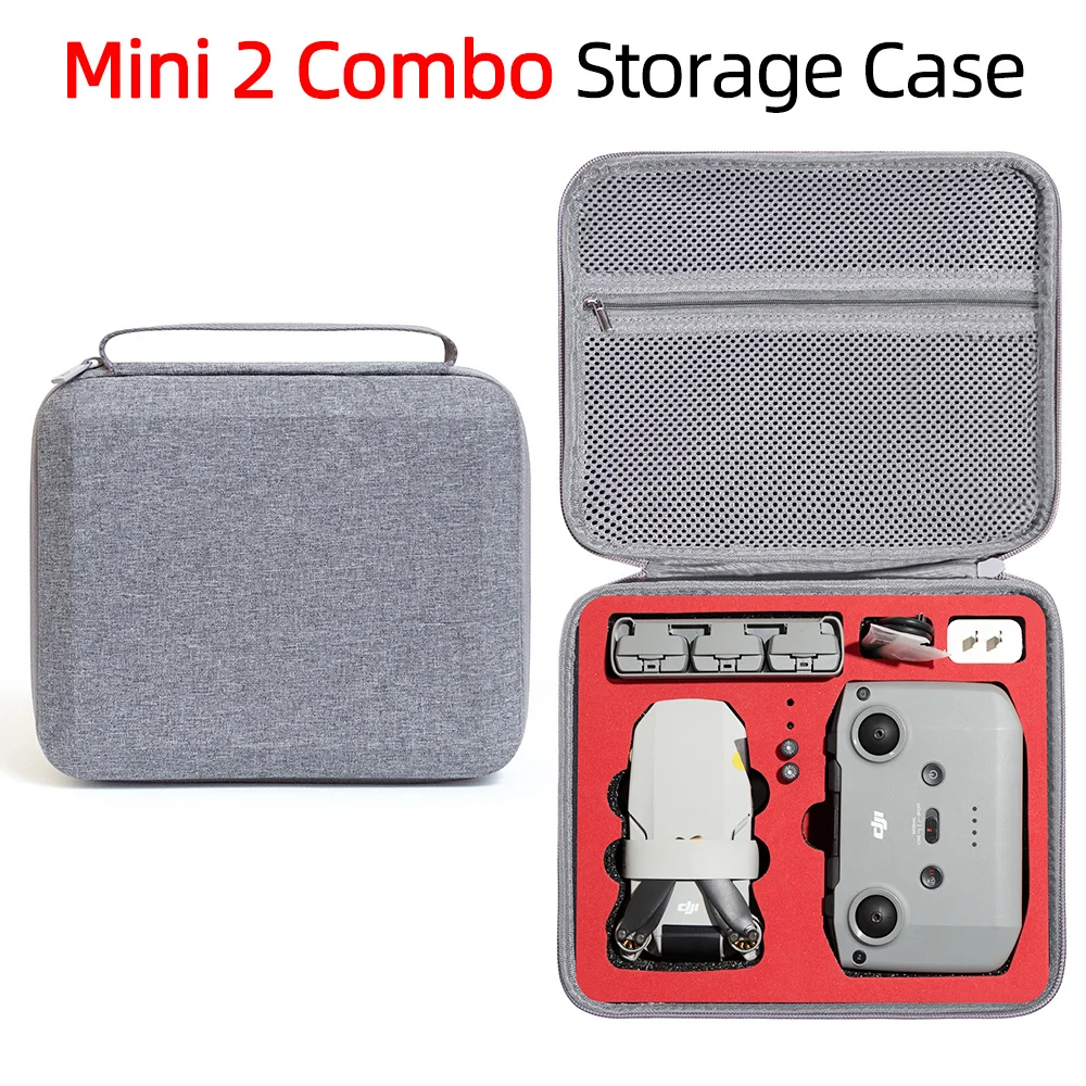Borsa di stoccaggio per DJI Mini2 bagagli zaino rigido a doppia spalla per DJI Mini 2 valigia accessori per droni