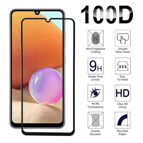 Full Cover For Samsung Galaxy A21 A22 A23 A24 A25 A31 A32 A33 A34 A35 4G5G Screen Protector For Samsung A21s Tempered Glass Film