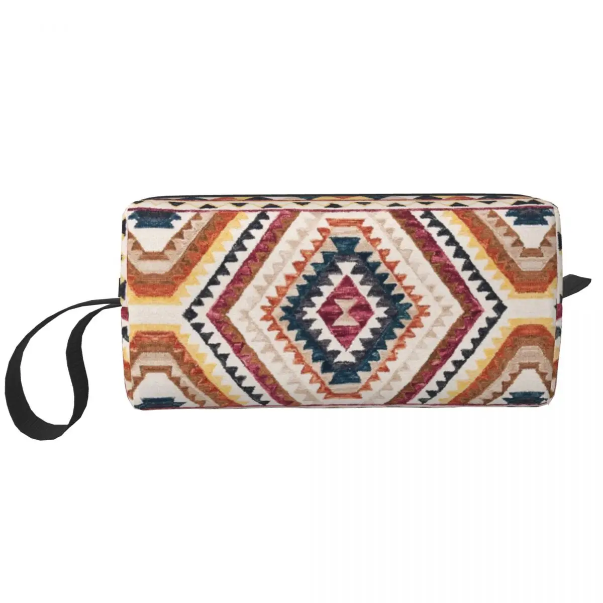 Custom Bohemian Style Artwork Toiletry Bag Women Bohemian Boho Cosmetic Makeup Organizer Lady Beauty Storage Dopp Kit Case