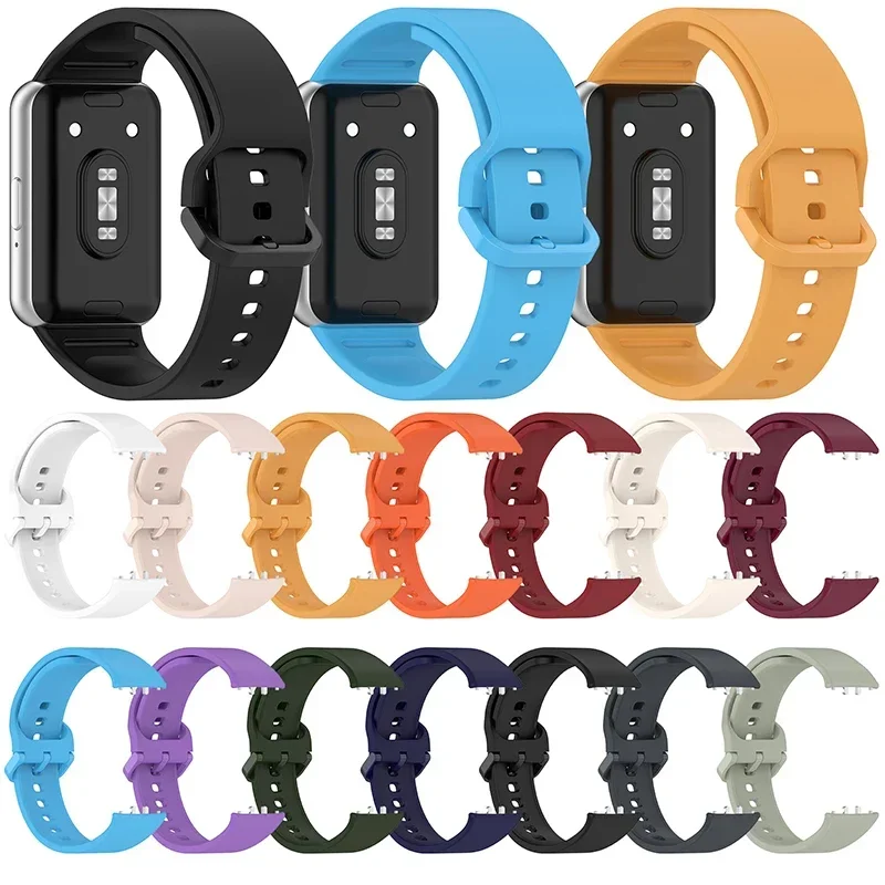 Silicone Strap For Samsung Galaxy Fit 3 Watch Bracelet Replacement Sport Watchband For Samsung Galaxy Fit3 Band Accessories