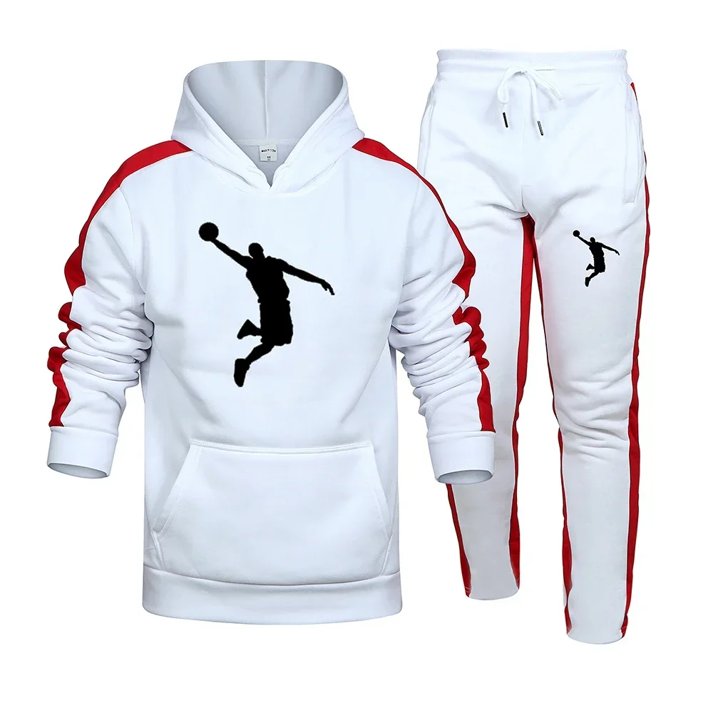 2023 Spring Men's Sportswear 2-Piece Sweatshirts and Sweatshirts Set Casual Hoodies Autumn Outfits Men Clothes  Tracksuit