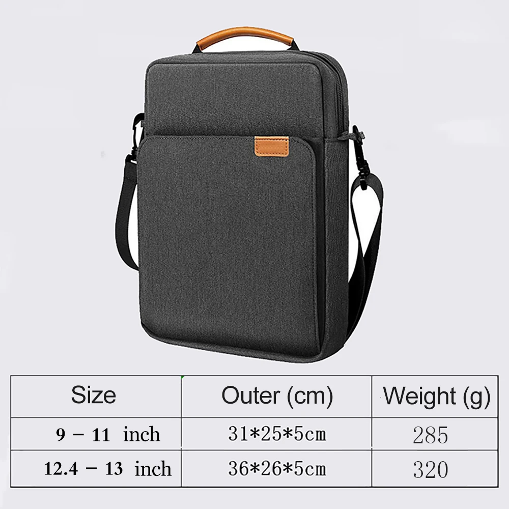 Borsa a tracolla per MacBook Air M1 Case 2023 Nuova borsa per laptop M2 da 13 pollici per iPad Air 5 Pro 12.9 11 10th Gen S9 8 7 Plus donna/uomo