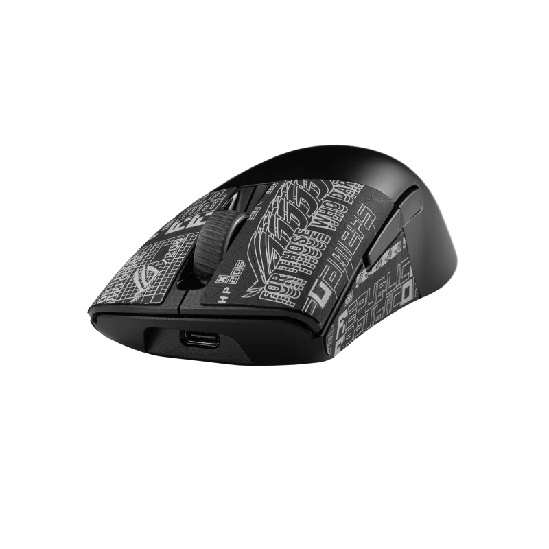 Imagem -04 - Mouse para Jogos sem Fio Asus-rog Keris Mouse Óptico Leve Conexão Tri-mode Botões Programáveis Aimpoint 36k Rgb 36000dpi