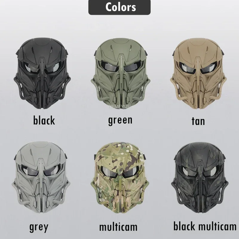 Tactical Airsoft Mask Cs  Full Face Protection Combat Training Hunting Paintball Shooting Masks