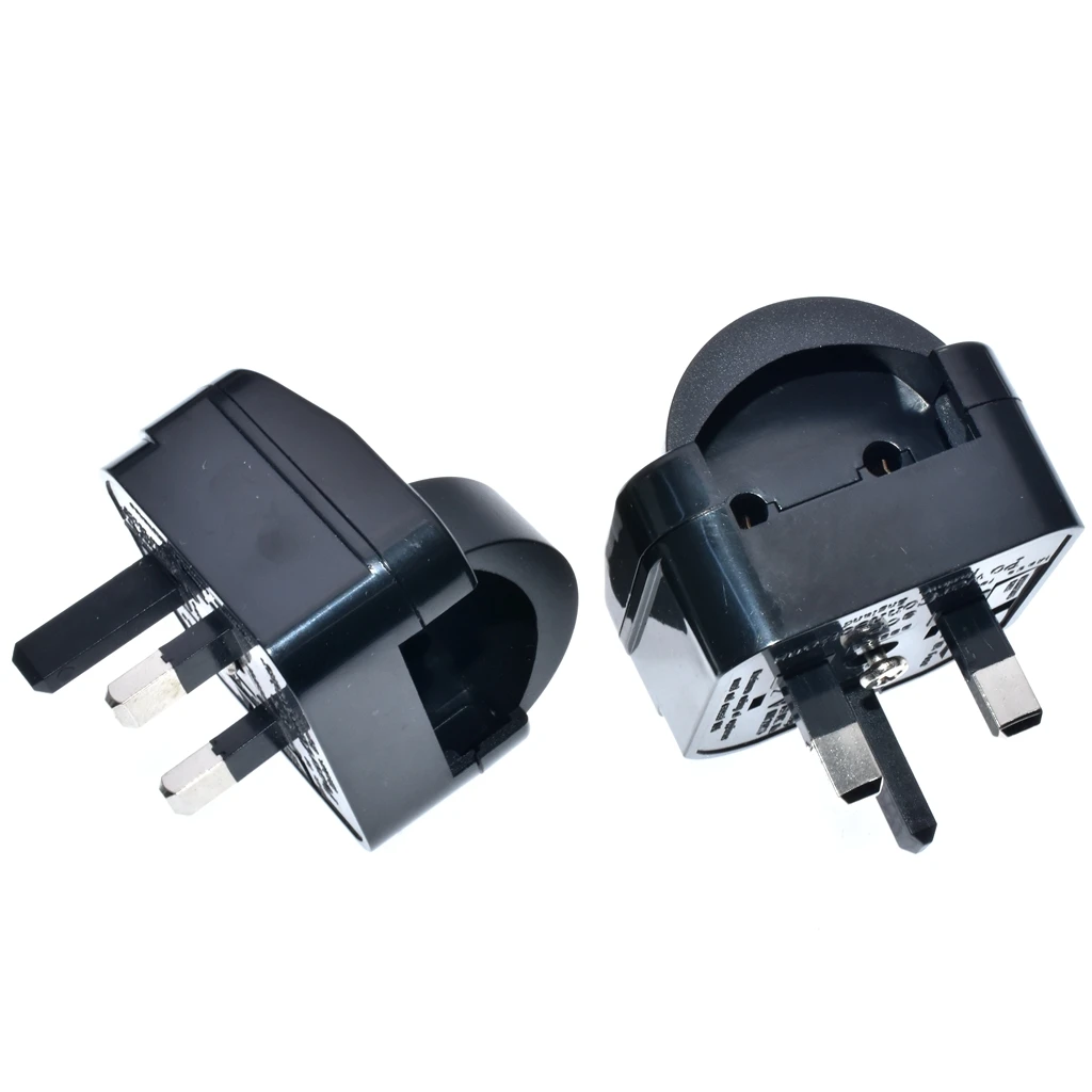 EU to UK plug adapter box type round two pins convert to 3 pins conversion electric power plug Shaver plug with fused 13A