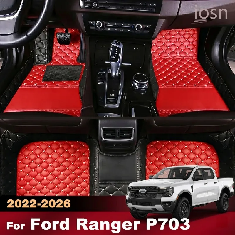 Alfombrillas Personalizadas 3D Para Auto Ford Ranger P703 2022-2026, Impermeables, Para Todo Clima, Cobertura Total, Accesorios Interiores — -35%, 18.89€ Coupon, from 33.59€ – 35% descuento – €33.59