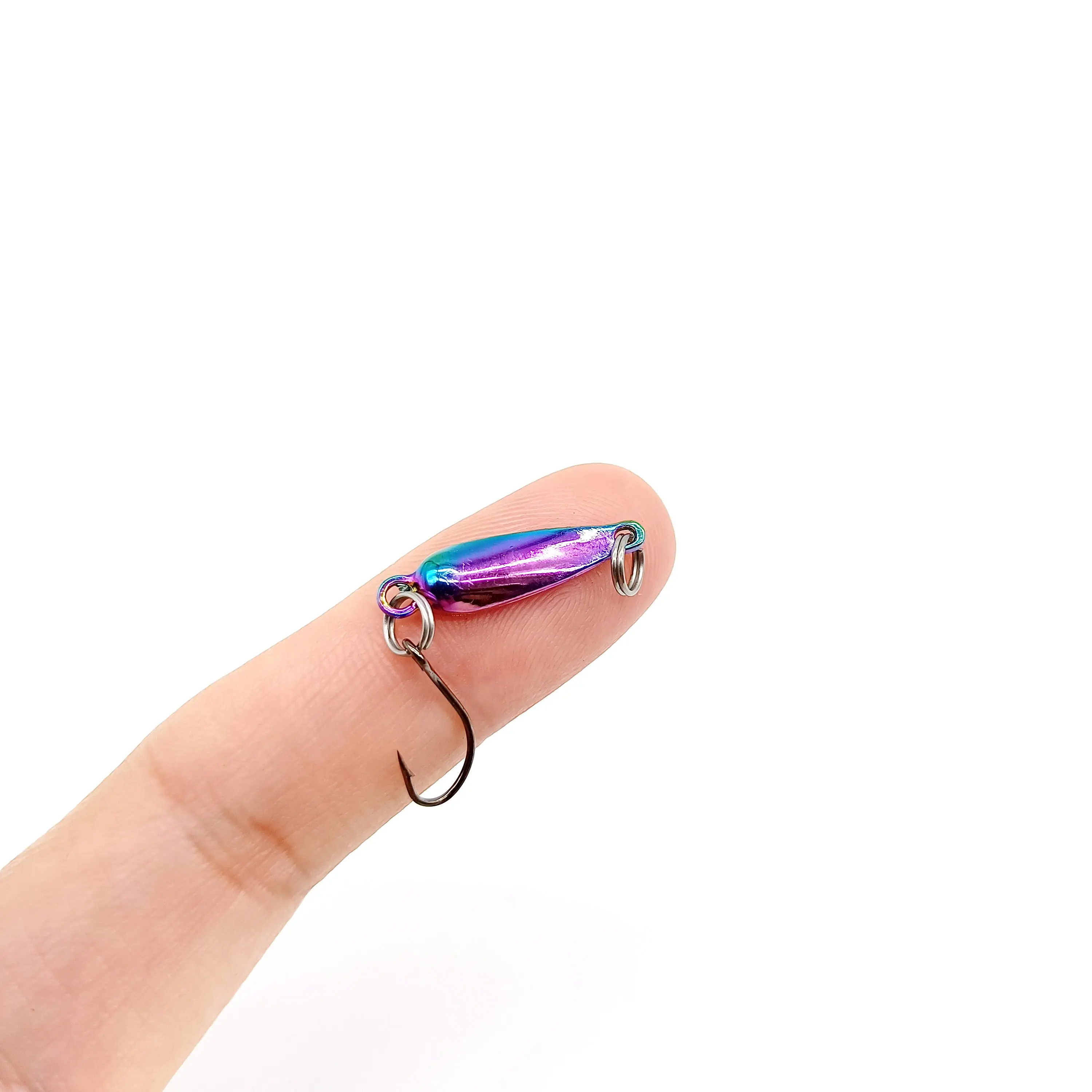 DUODUOYU 1PCS Metal Spinner Spoon Fishing Lures 1.1g/2.2g/3.5g/5g/7g Isca Artificial Hard Baits Bass Saltwater Fishing Tools