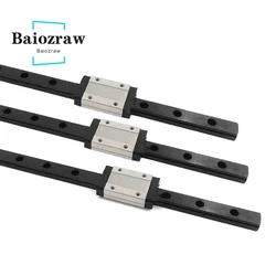 MGN9H/9C MGN12H/12C MGN15H/15C Slider Linear Guide L100-600mm Black Guide CNC Parts 3D Printer for Voron 2.4/Trident/Switchwire