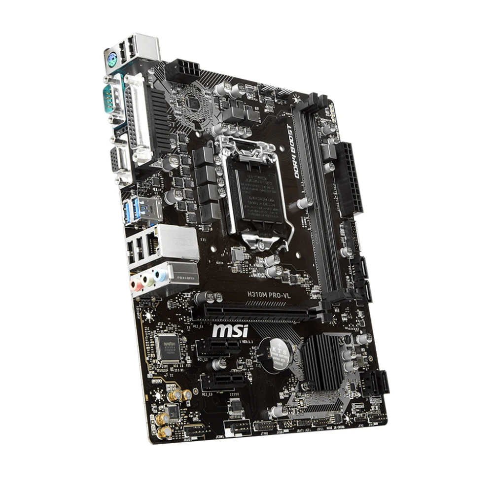 MSI H310M PRO-VL Płyta główna LGA 1151 Obsługa Intel H310 i7-9700KF 9900 9500F 9400F 8300 8500 G4930 8100 procesor DDR4 32 GB m-ATX