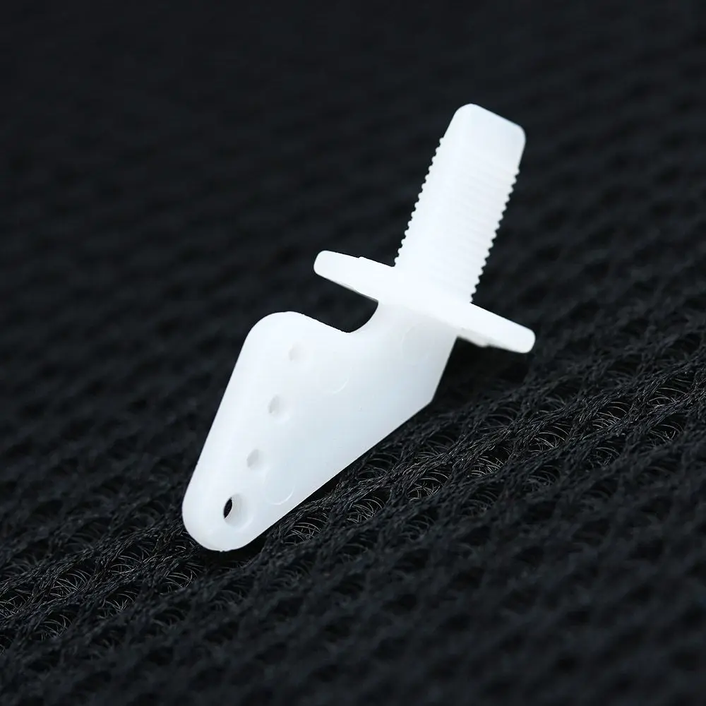 5/10Pcs Hot Nylon White Control Horns RC Model Airplane KT Rudder Angle Quick Adjustment Rocker