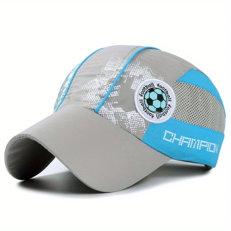 Summer Quick Dry Mesh Baseball Cap for Children Boys  Girls Breathable Sport Dad Hat Snapback Comfortable Lightweight Cap