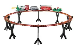 Christmas Tree Train Christmas Electric Railway Kit With Sounds & Light Railway Tracks Educational Toys for Kids Party Xmas Gift