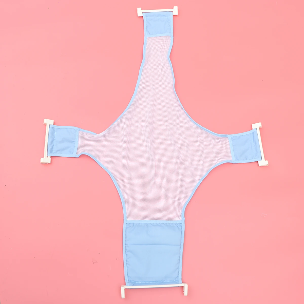 

Baby Bath Bed Adjustable Shower Net Seat Support Multi purpose Infant Mesh Newborn Sturdy Anti slip Design Soft Material