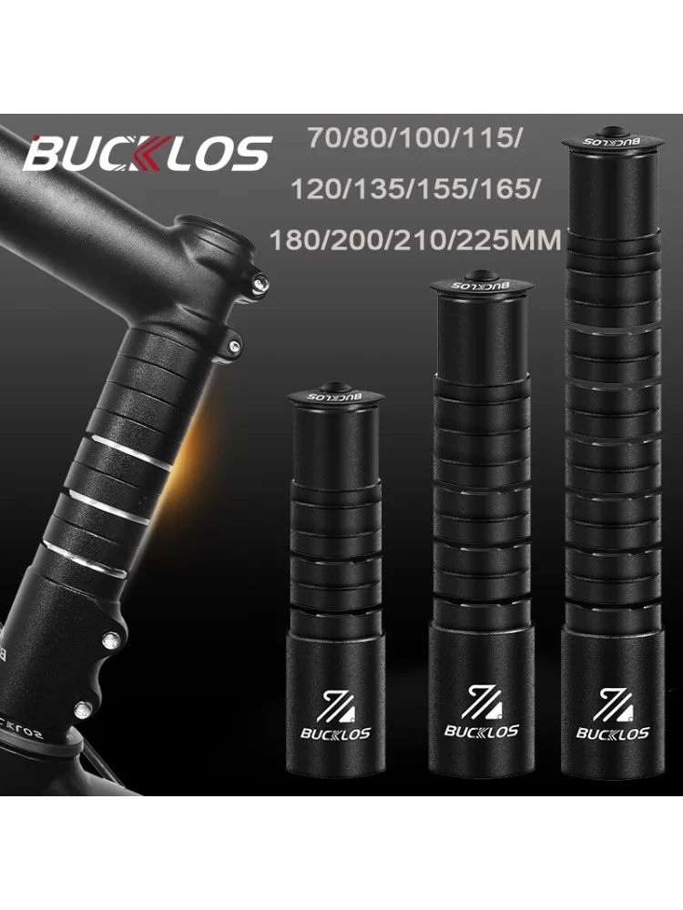 AliExpress BUCKLOS Bicycle Stem Rise Up Aluminum Alloy Bicycle Handlebar Heighten Road Mountain Stem Height Adapter 70/80/100/120/180/210mm