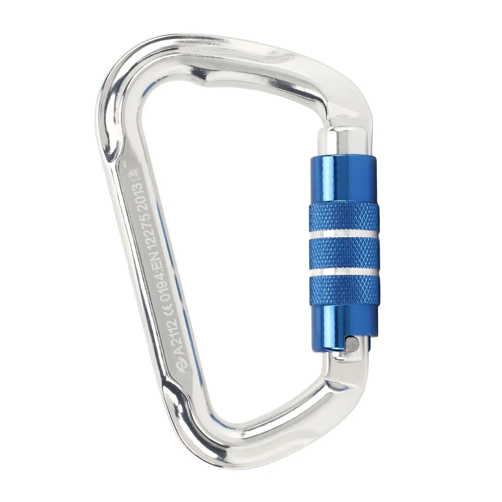 

Durable Aluminum Alloy Carabiner Clip with Anti-Hooking Design and Strong Bearing Capacity - Portable and Long-Lasting