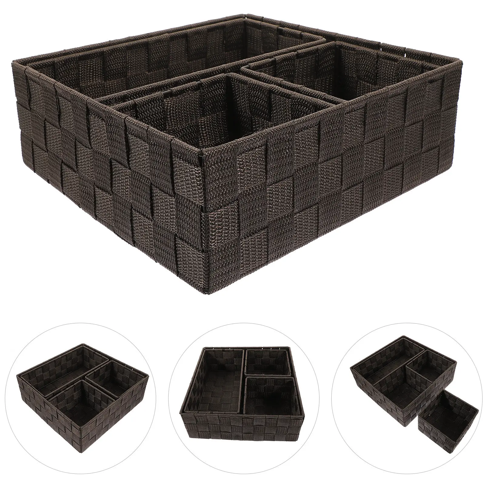 4pcs-desktop-organizer-woven-storage-boxes-combination-case-for-office-bathroom-makeup-pen-cosmetics-sundries-sorting-holder