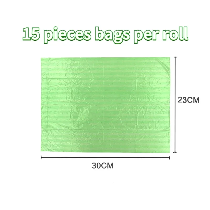 1/10/30 Rolls Printing Dog Poop Bag Pet Poop Bags Dog Cat Waste Pick Up Clean Bag For Puppy Dogs Random Color Pet Supplies