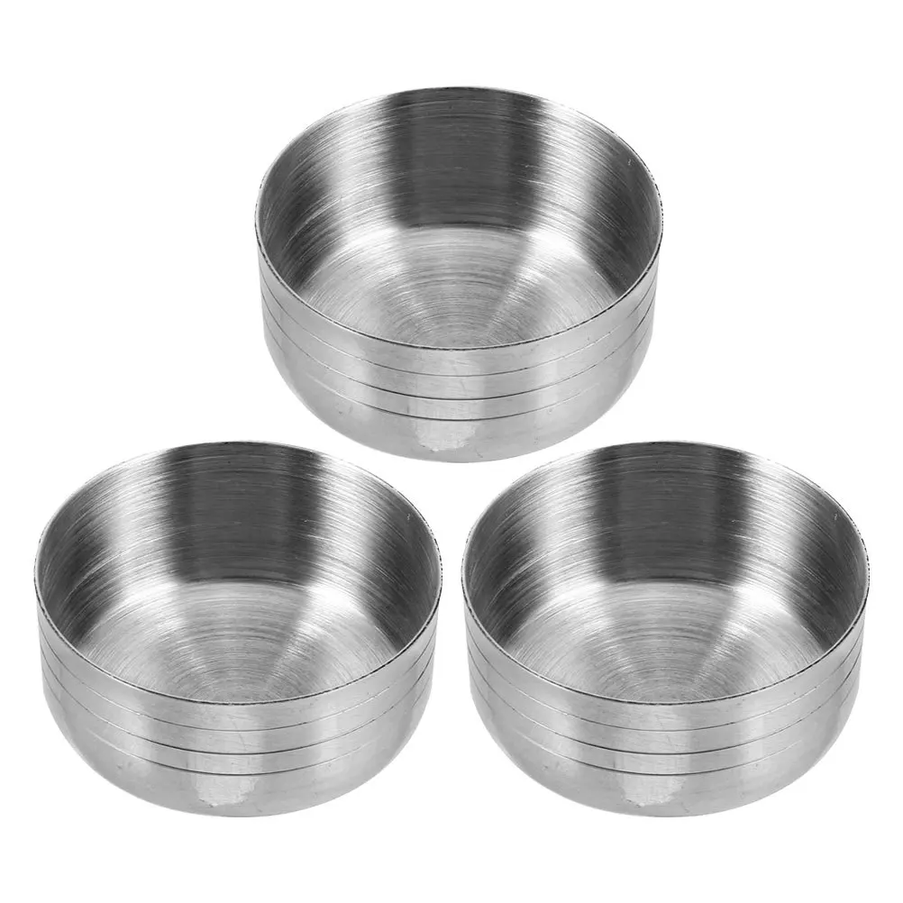 

3Pcs 350ml Stainless Steel Shaker Lids Bartender Cocktails Versatile Easy to Clean Mixers Bartender Shaker Lids Caps
