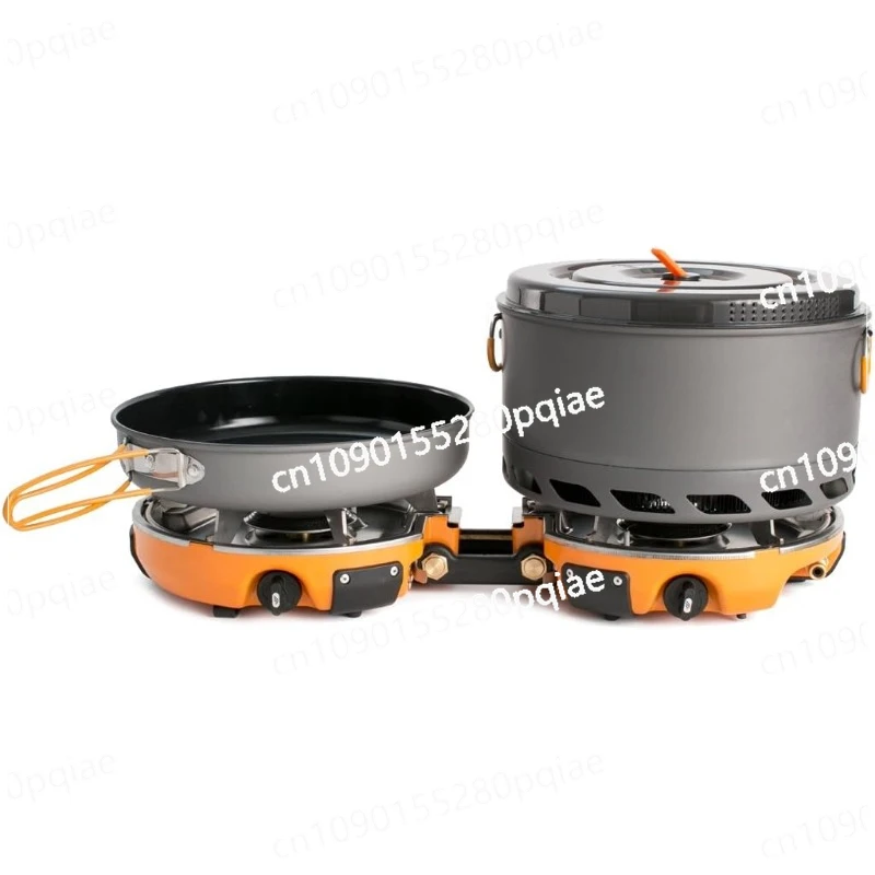 Genesis Basecamp Backpacking and Camping Stove Cooking System with Camping Cookware