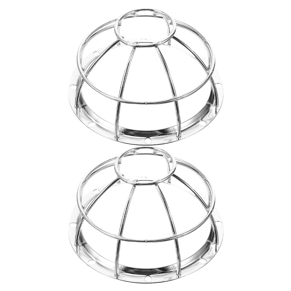 

2pcs Smoke Sensor Protective Cage Fire Sprinkler Heads Guard Cover Explosion Proof Metal Net For Home Safety Cage Roof