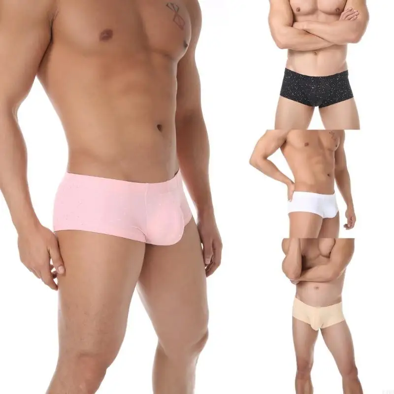 

Мужские блески блесток шорты нижнего белья с низким талией бешено