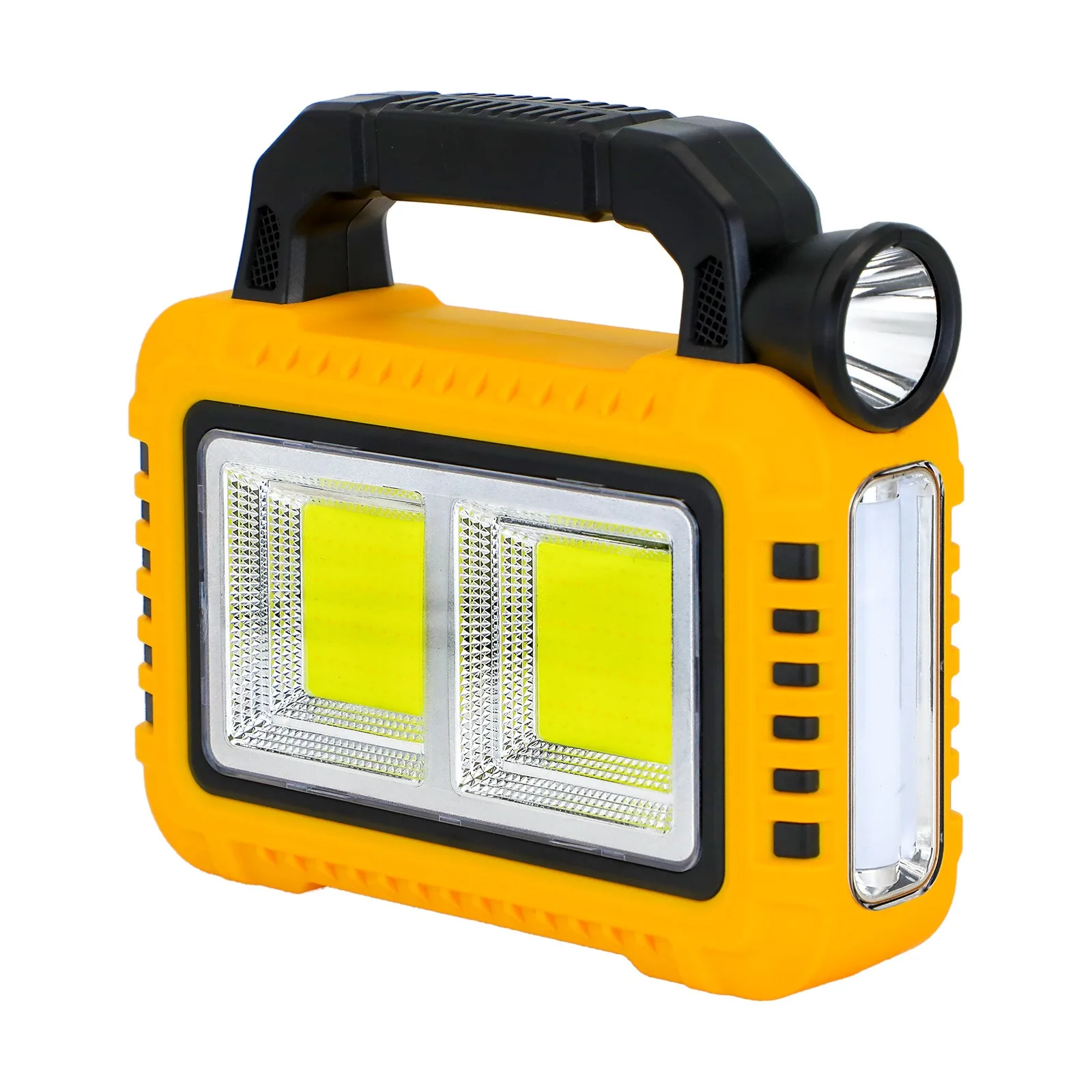 

Solar powered long endurance multifunctional outdoor strong IP44 light handheld lamp Searchlight emergency work light