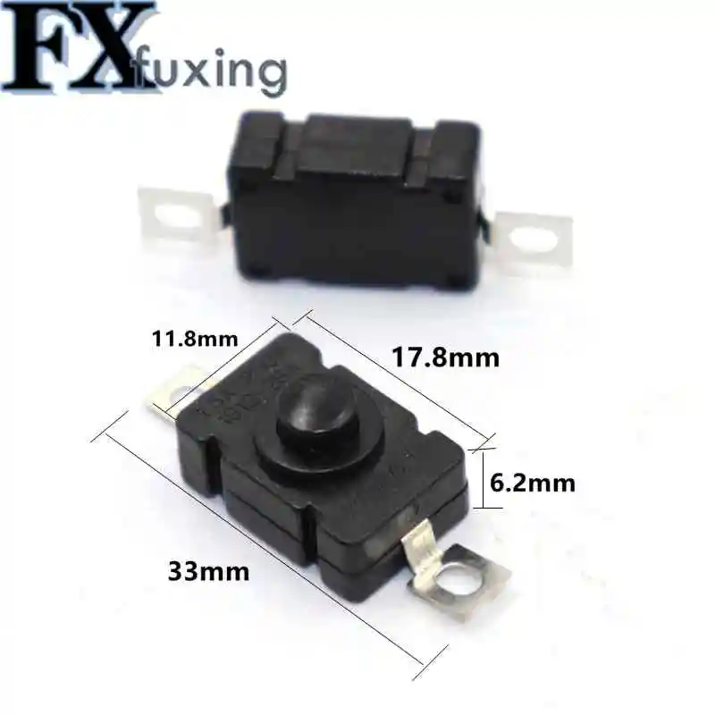 10pcs KAN-28 1.5A250V Flashlight Switches Self Locking SMD Type 18 x 12mm Push Button Switches 1812-28A Push Button Switch 18*12