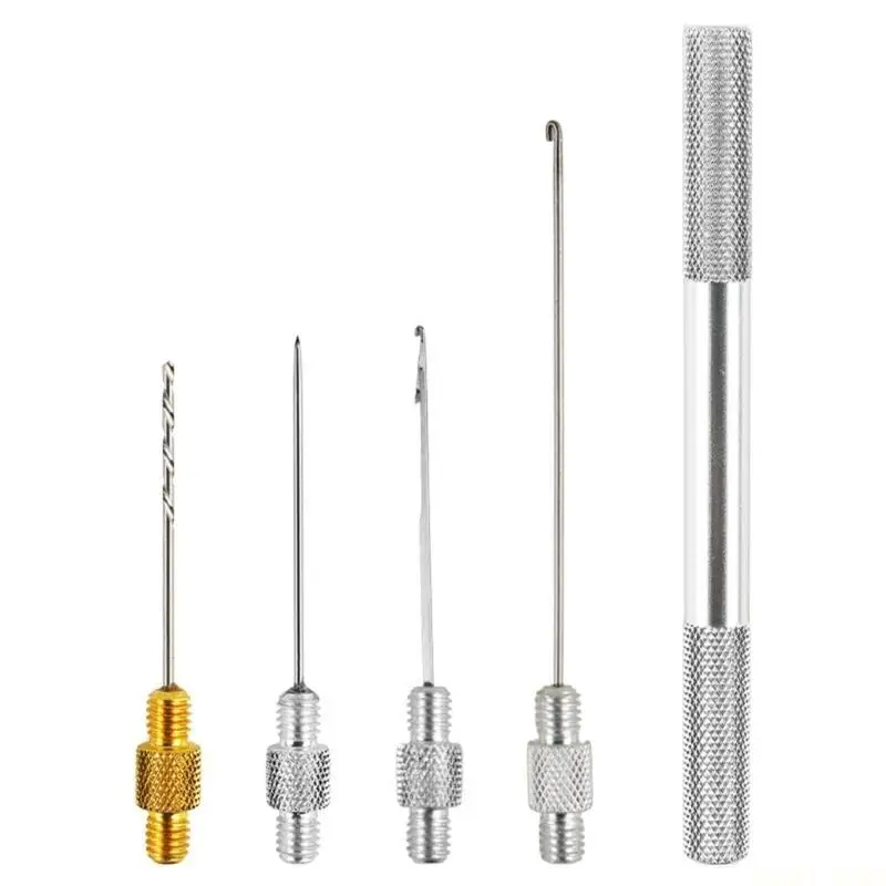 

U2JB 5Pcs Fishing Baits Needle Carps Fishing Baiting Rig Tool Fishing Needle for Fishing, Fishing Baiting Needle Hook Needle