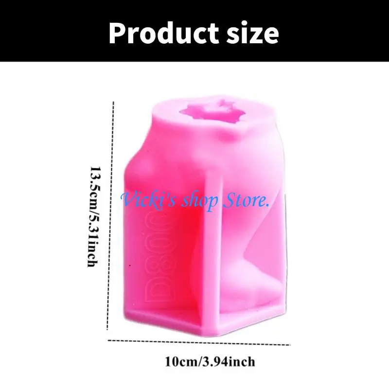 

C1FC Reusable Silicone Mold for Duck Shaped Aromatherapys Soap Mould Desktops Ornament Mold Jewelry Making Tool