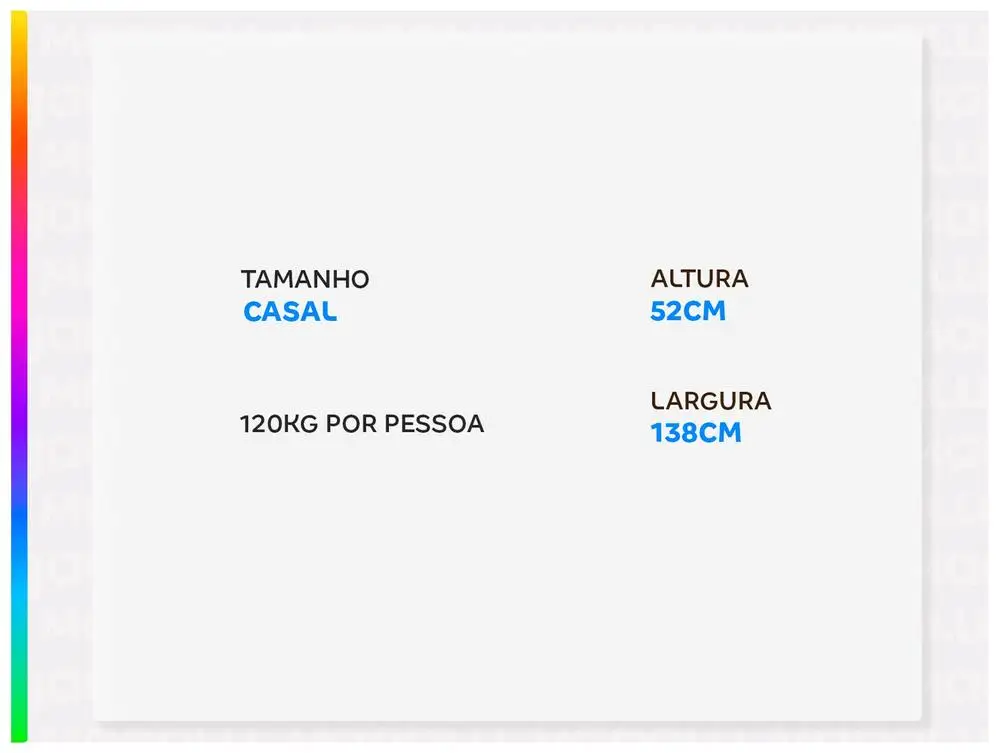 سرير أومافليكس للزوجين 52x138x188 سم مانو