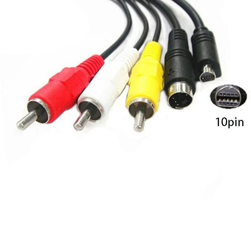 لسوني كاميرا رقمية DVD VMC-15FS 30FS توصيل كابل بيانات خط التلفزيون RCA كاميرا الفيديو 1.5 متر AV DV فيديو الصوت والفيديو تمديد سلك