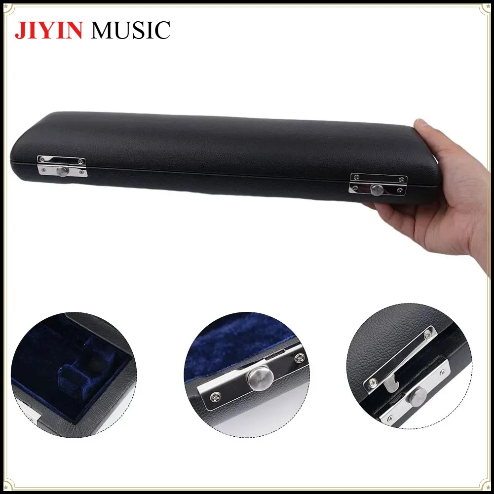 

16/17 Holes Flute Case 1pc Flute Bag Lightweight Portable Wooden Black Leather Practical Useful 100% Brand New