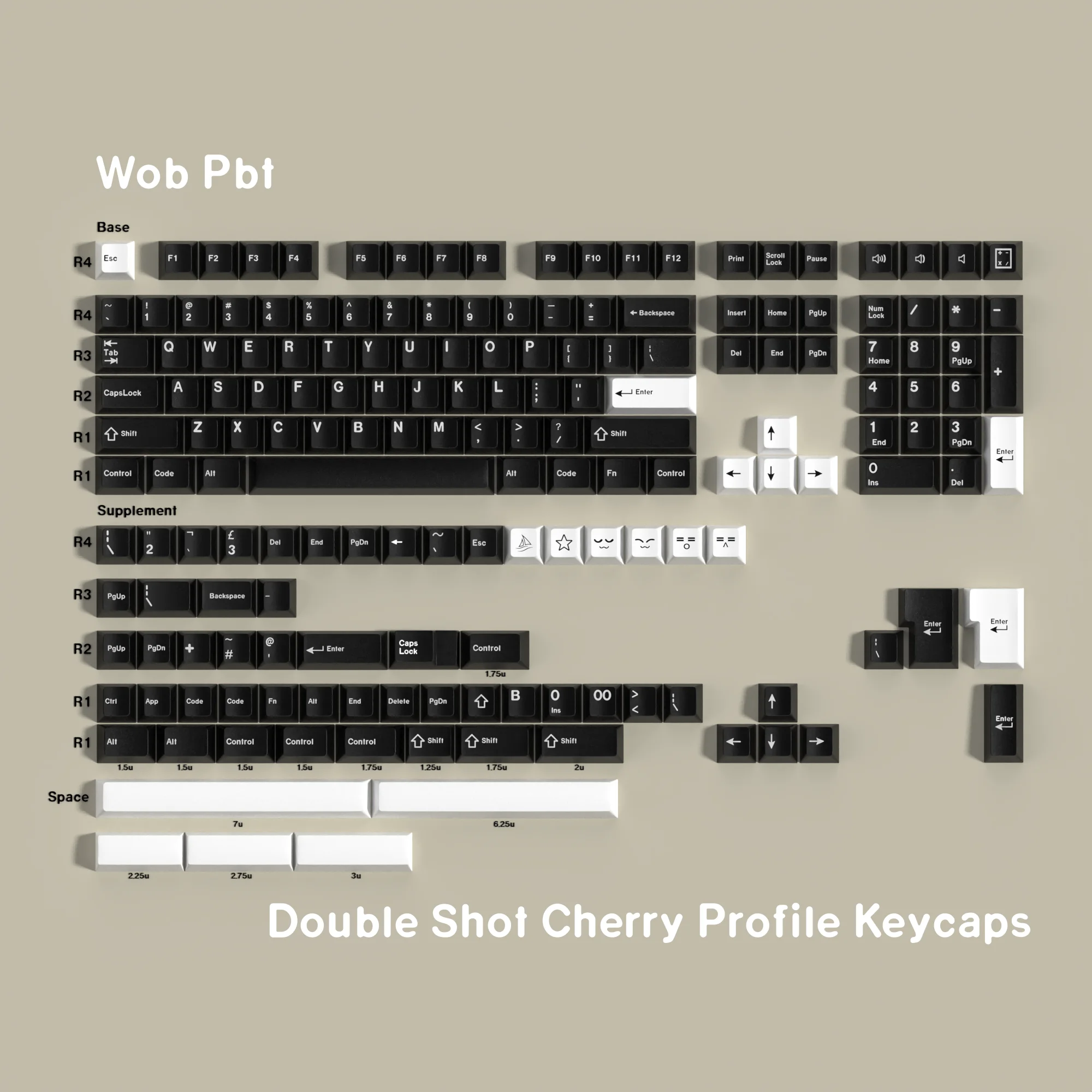 Double Shot Keycaps Pbt GMK JTK Clone Big Set Keycaps 7u Alice Split Space Bars ISO ANSI-indeling voor mechanisch toetsenbord Wooting