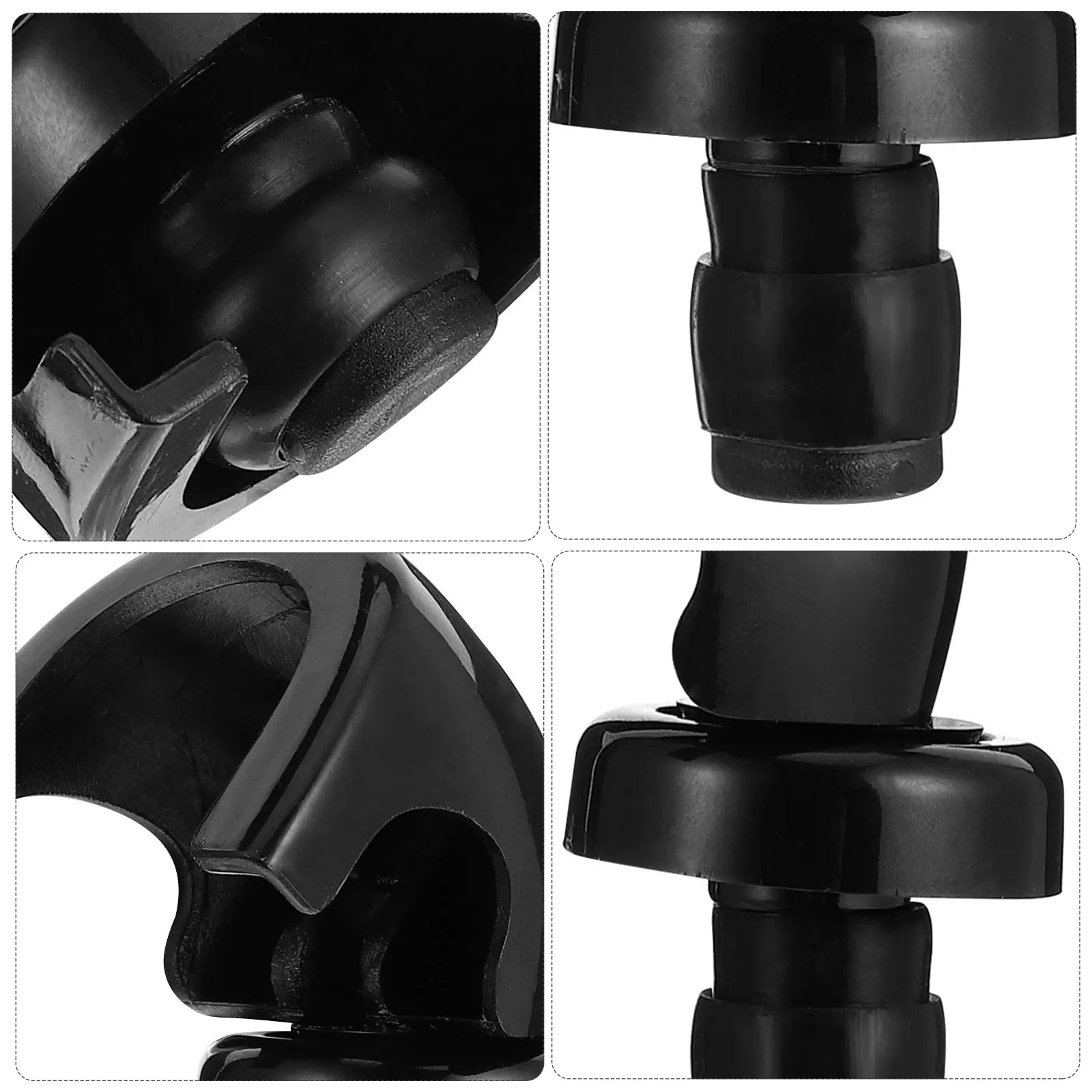

2 Pcs Wine Corks Beverage Plug Foldable Soda Bottle Silicone Stopper Silica Gel Stoppers Acrylic Vacuum