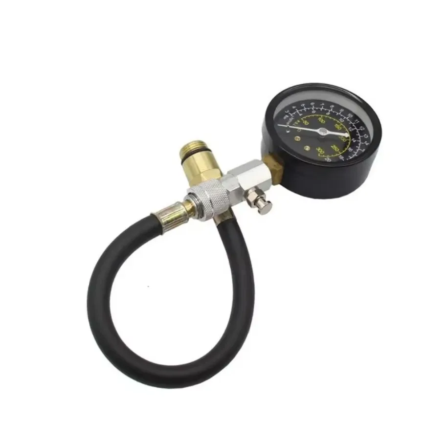 1PC Engine Cylinder Compression Tester Testing Gauge Auto Check Test Repair Tool Kit 0-300 PSI Pressure Gauge