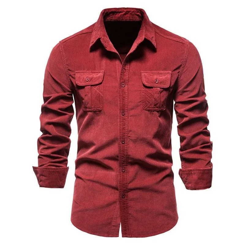 Summer New High-texture Muscle Aesthetics Men Slim Denim Shirt After 90 Fashionable Men Work Day New Personality Fashion