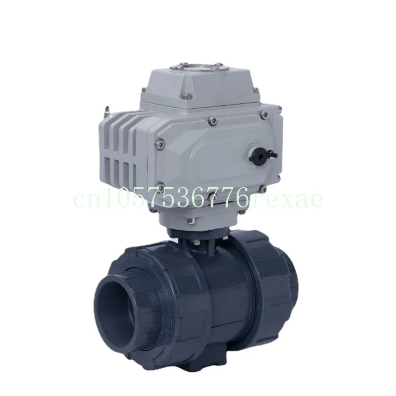 

For Water,Liquid,Steam,Corrosive Medium KPL-Q961 DN15-DN100 Motorized UPVC Ball Valve True-union Connection Electric Valve